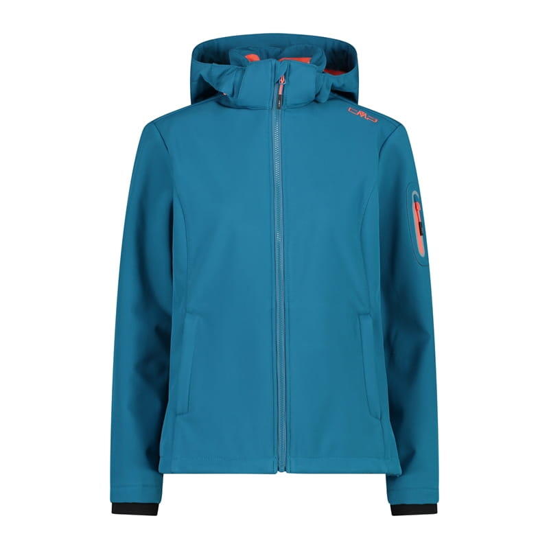 

Женская куртка софтшелл CMP, женская куртка с капюшоном и застежкой-молнией 39A5006