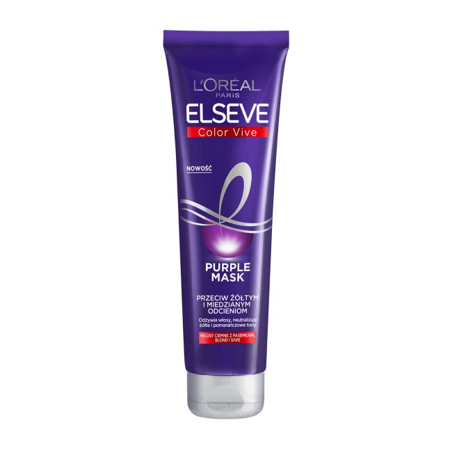 

L'Oreal color vive фиолетовая маска для волос Elseve, 150 мл