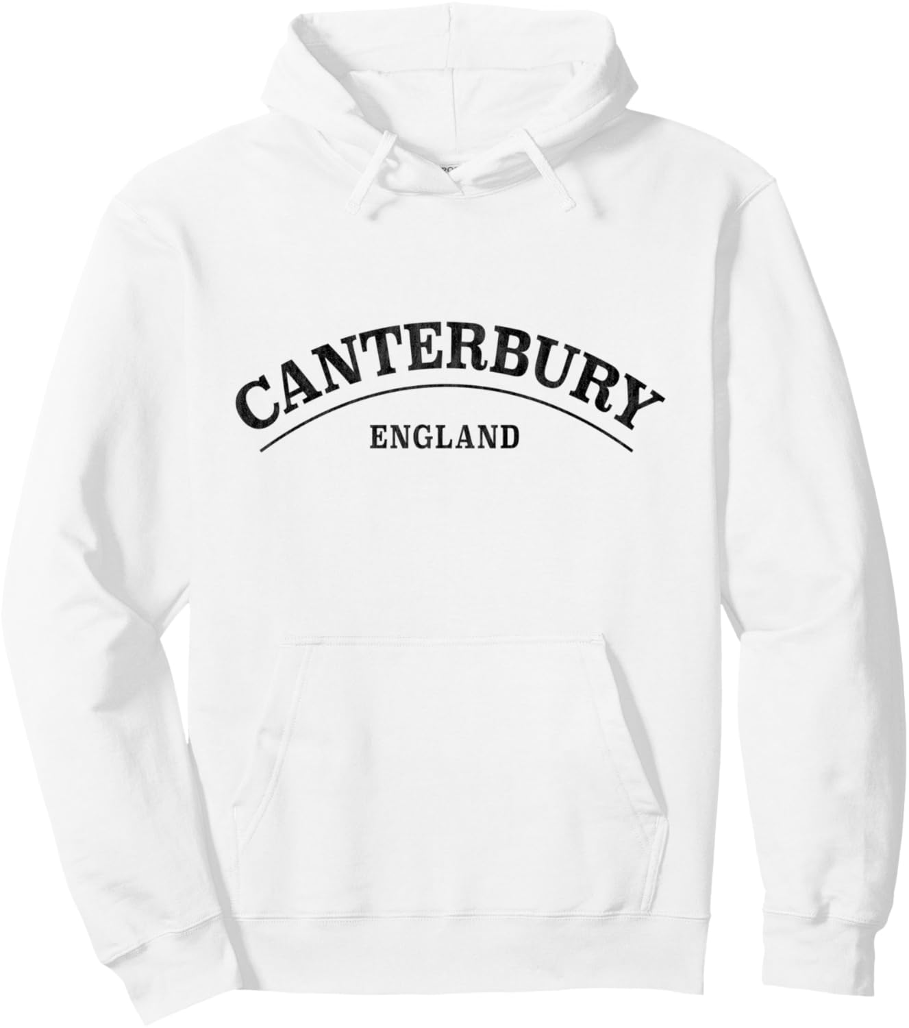 

Худи с логотипом Кентербери, Англия, серый Hometown England Designs