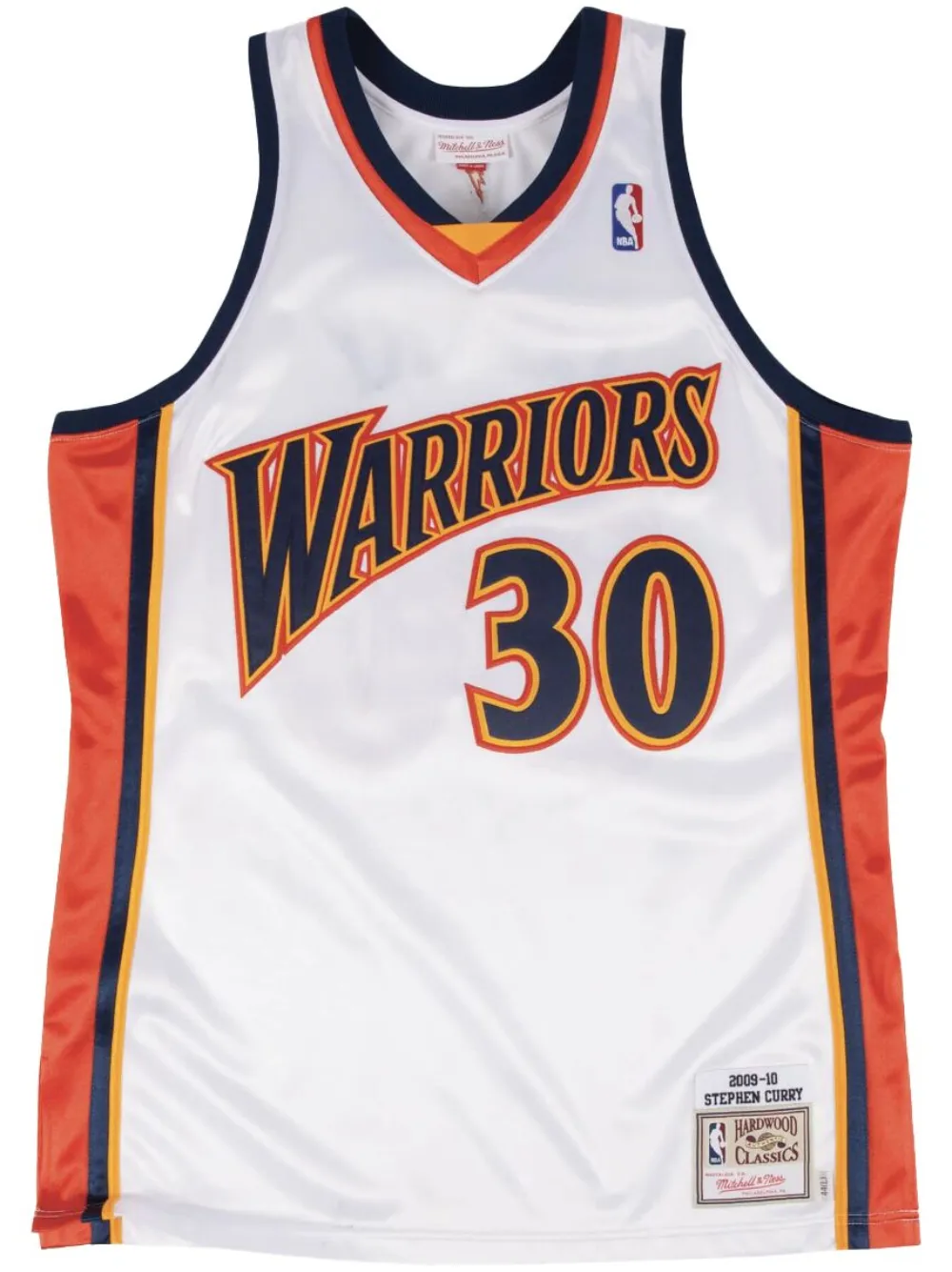 

Топ NBA Golden State Warriors 09 Stephen Curry из джерси Mitchell & Ness, белый