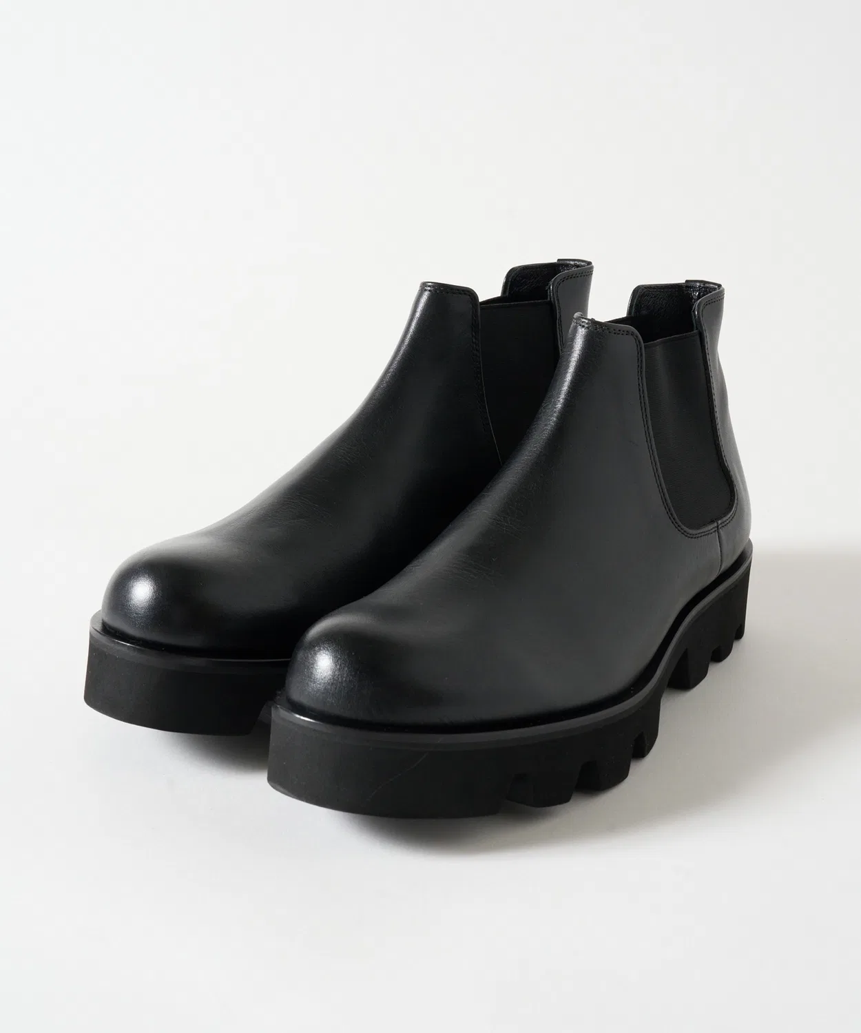 Ботинки PADRONE WPL SIDE GORE BOOTS с массивной подошвой, чёрные