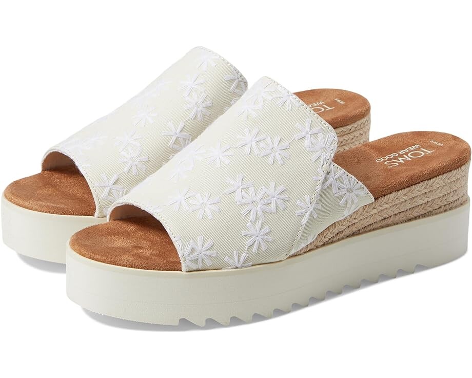 

Мюли TOMS Diana, цвет Natural Embroidered Floral