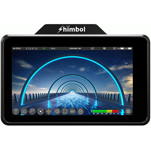

Shimbol ZO600M 5,5-дюймовый беспроводной HDMI-регистратор/монитор с сенсорным экраном 1080p60