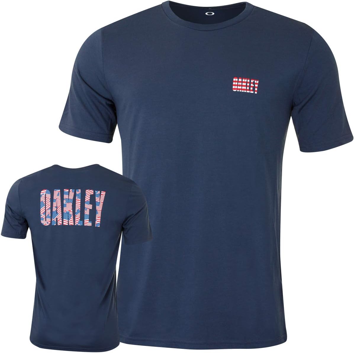 

Мужская футболка Oakley с надписью USA, синий