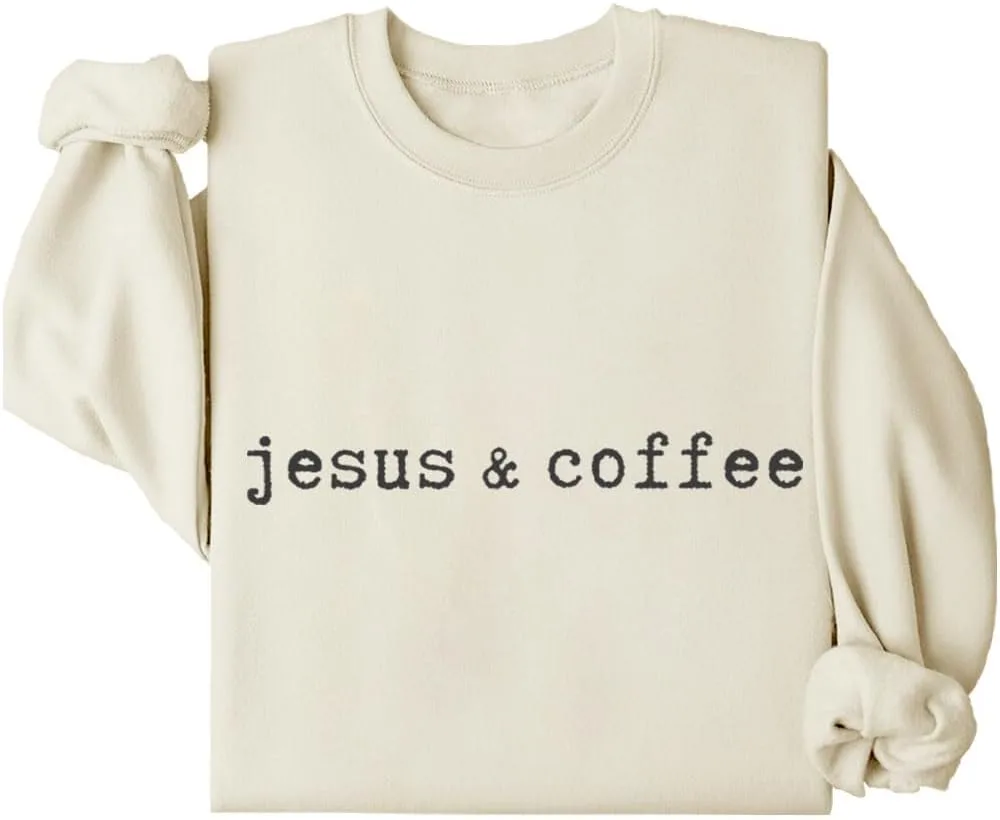 

Толстовка Coffee And Jesus с длинным рукавом Relliot