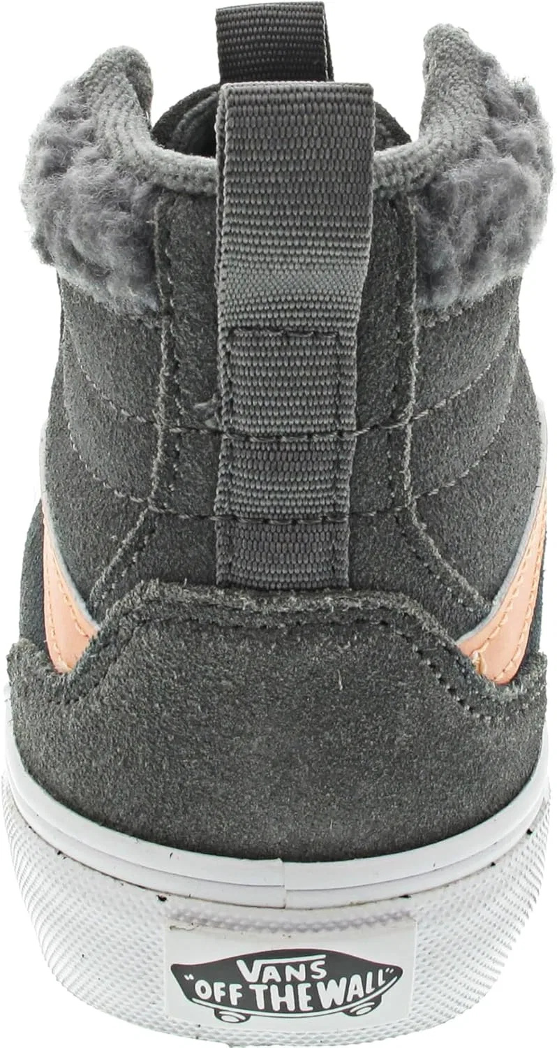 Кроссовки Vans Girl's Filmore Hi Vansguard, Suede Sherpa Pewter — фото 2