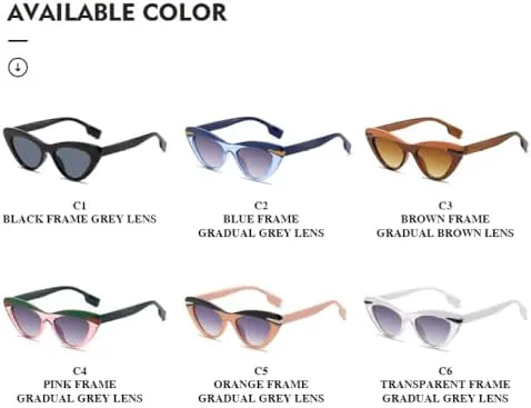 

Винтажные солнцезащитные очки «кошачий глаз» в форме треугольника, модель 2026 года, для женщин, солнцезащитные очки для женщин, защитные очки для глаз MTZJH, C3