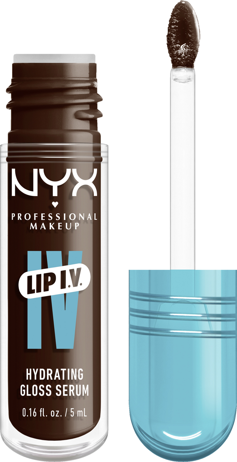 

Блеск для губ NYX Professional MakeUp Lip IV Hydrating Gloss Serum Espresso Soak