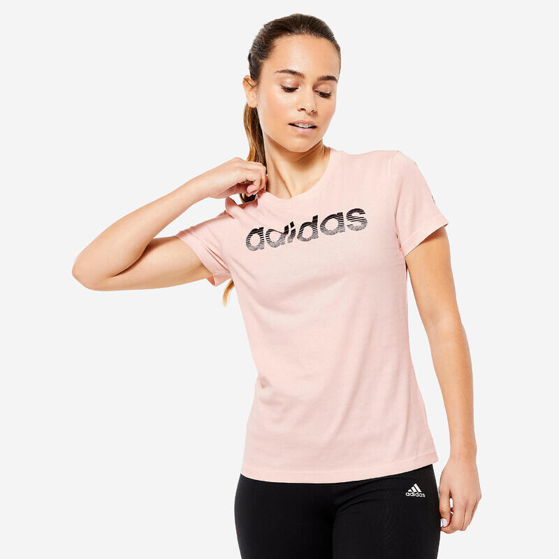 

ADIDAS Футболка женская - розовая