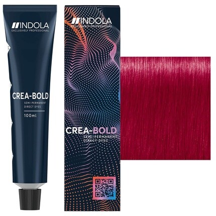 

Полуперманентная ярко-красная краска для волос Indola Crea-Bold 100мл