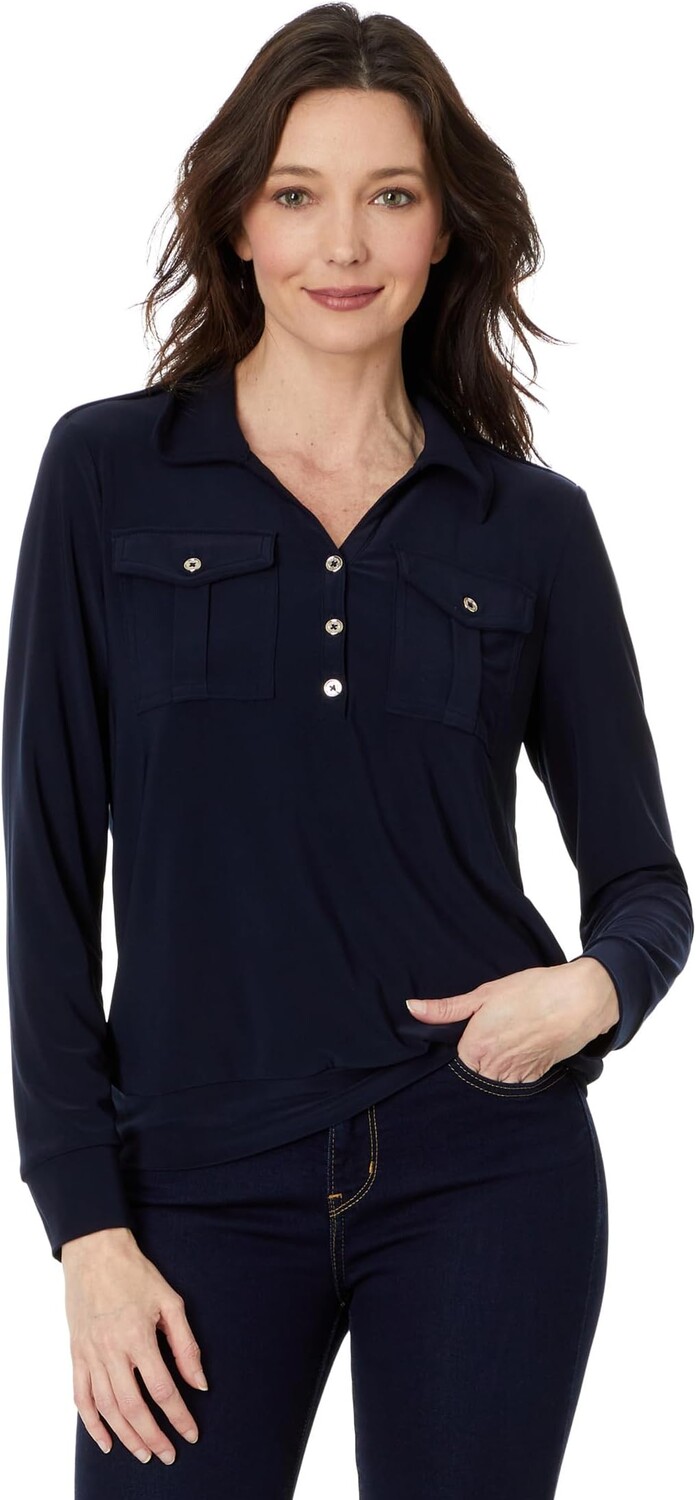 

Толстовка Tommy Hilfiger Long Sleeve Utility Top, цвет Sky Captain