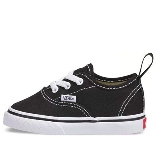 

Кроссовки authentic elastic lace 'black' Vans, черный