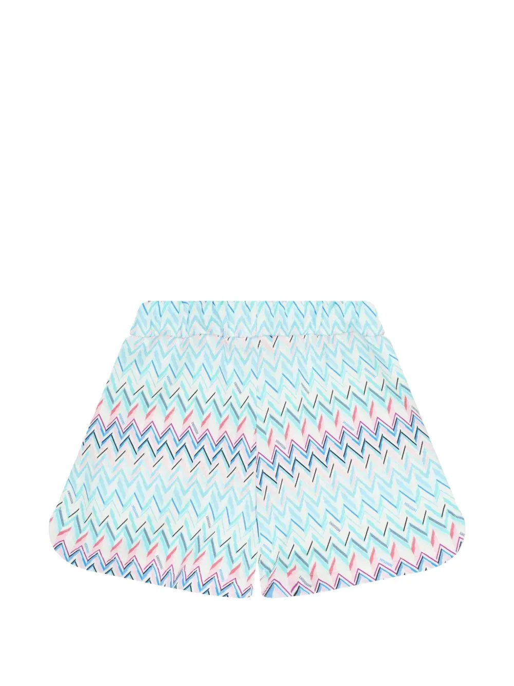 Шорты с узором зигзаг Missoni Kids, белый — фото 2