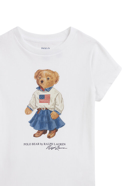 Футболка regular fit 312A98403001 Polo Ralph Lauren, белый — фото 3