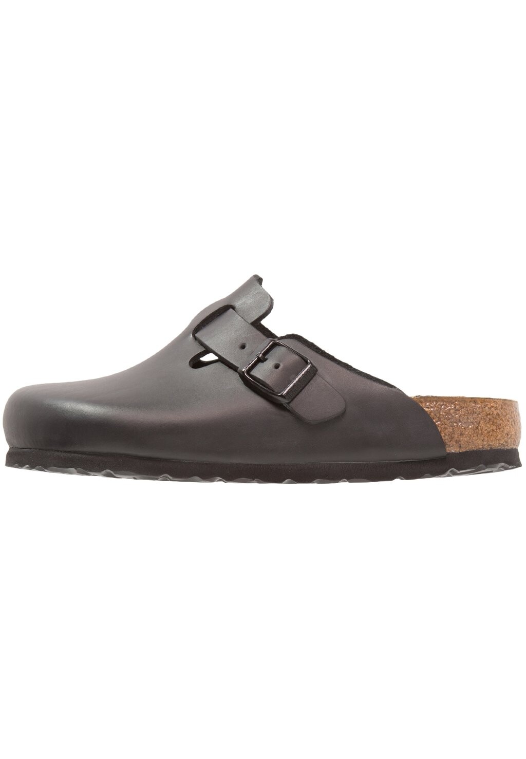 Сабо женские Birkenstock кожаные, черный