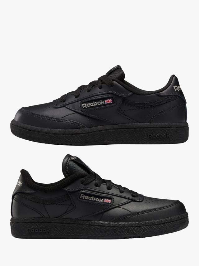 Детские кожаные кроссовки Club Champion Reebok, Black — фото 3
