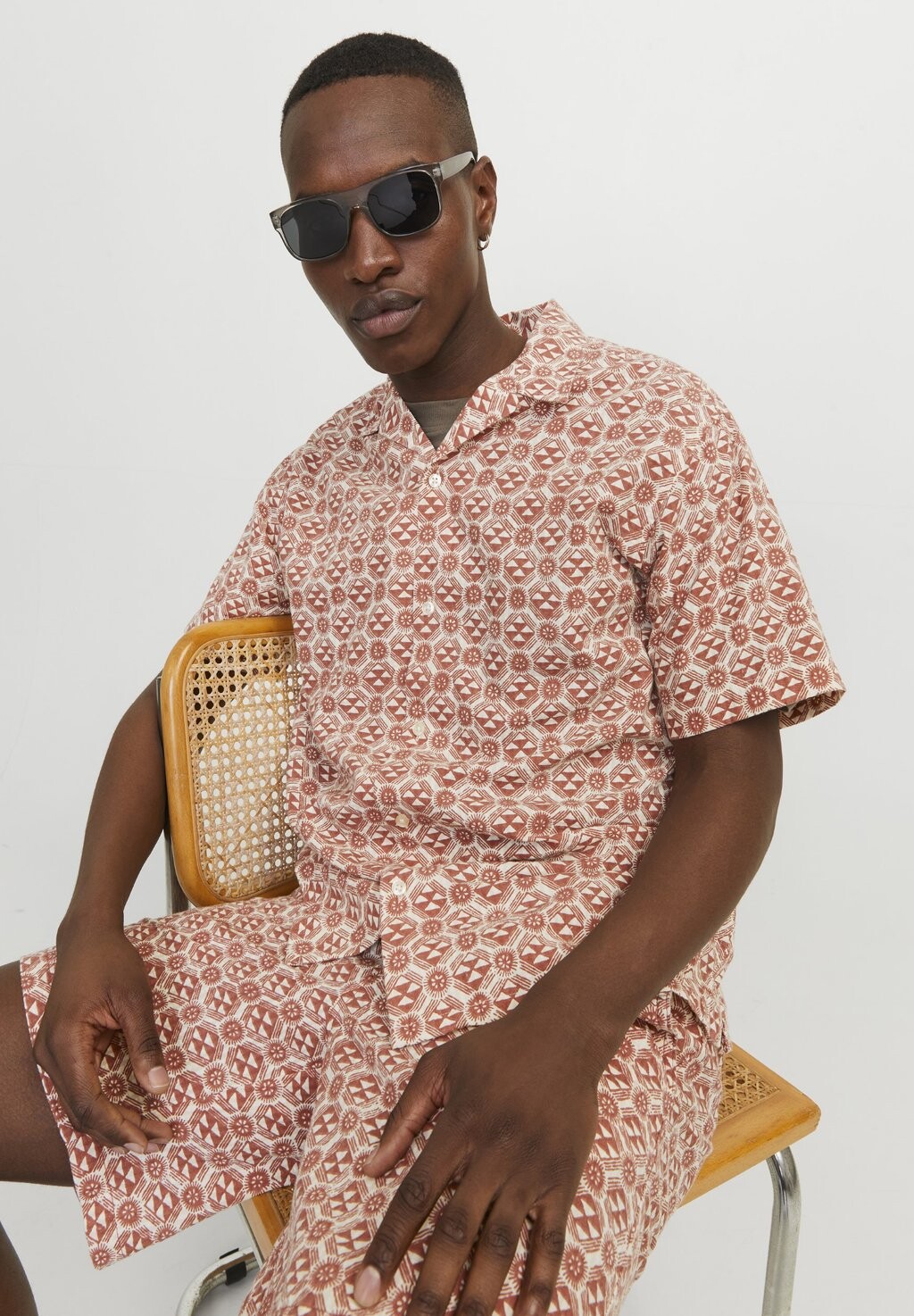 

Рубашка Jorluke Resort Jack & Jones, кремовый