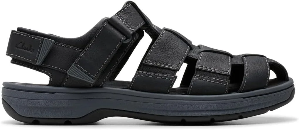 Мужские сандалии Clarks Saltway Cove, черный/черный