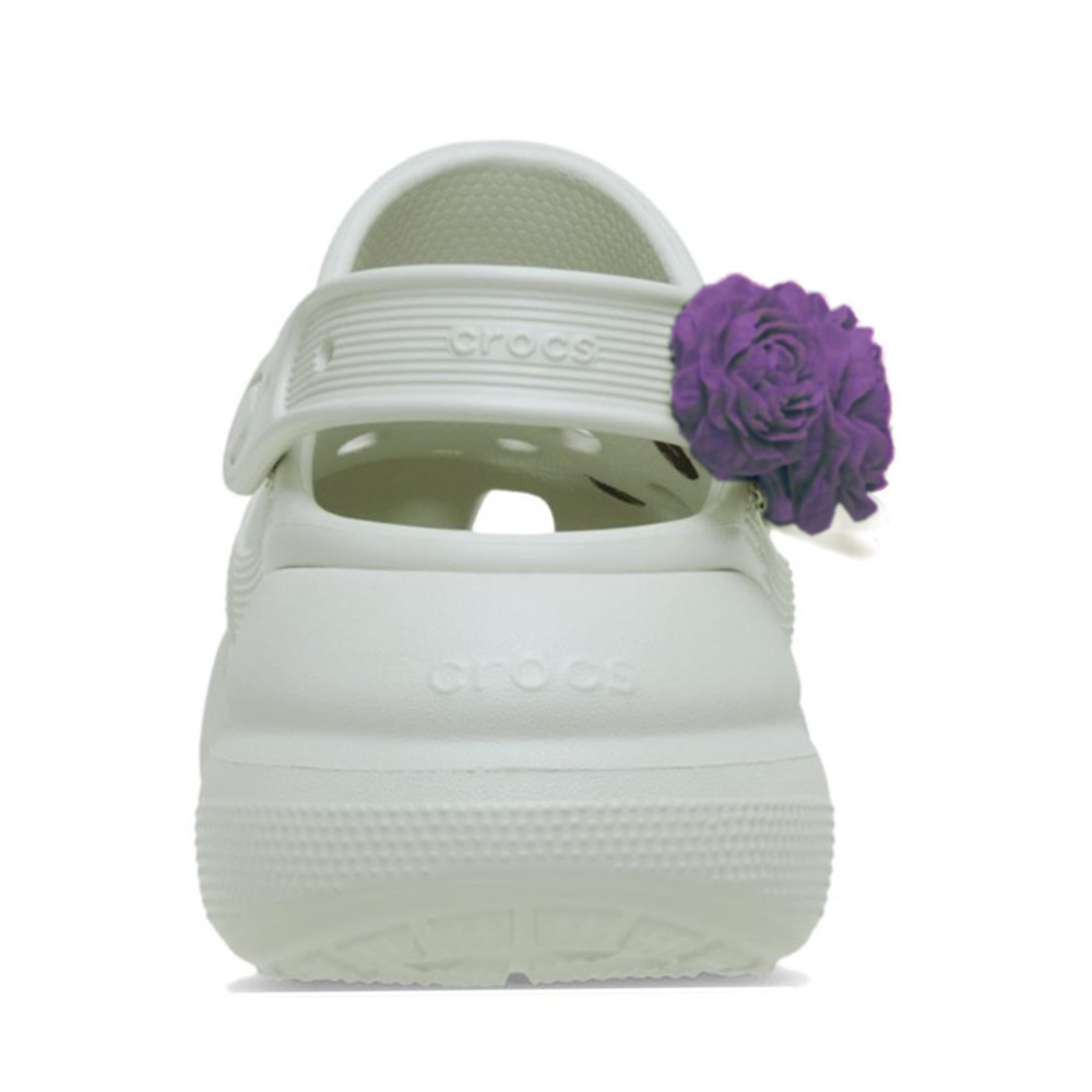 Crocs Клоги женские садовые розы фиолетово-белые, цвет Garden Rose-Purple White — фото 3