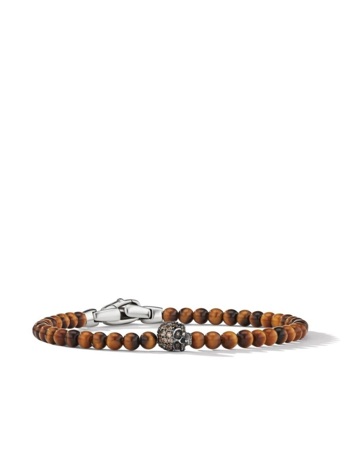 

Серебряный браслет с тигровым глазом и бриллиантами David Yurman