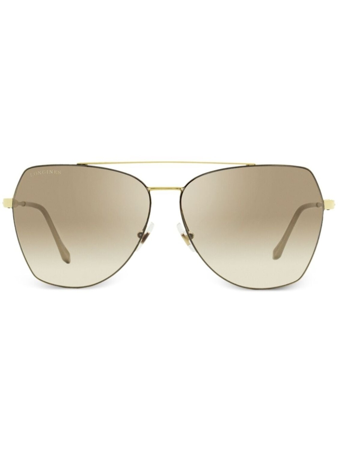 

Longines gradient-lenses pilot-frame sunglasses, золотистый