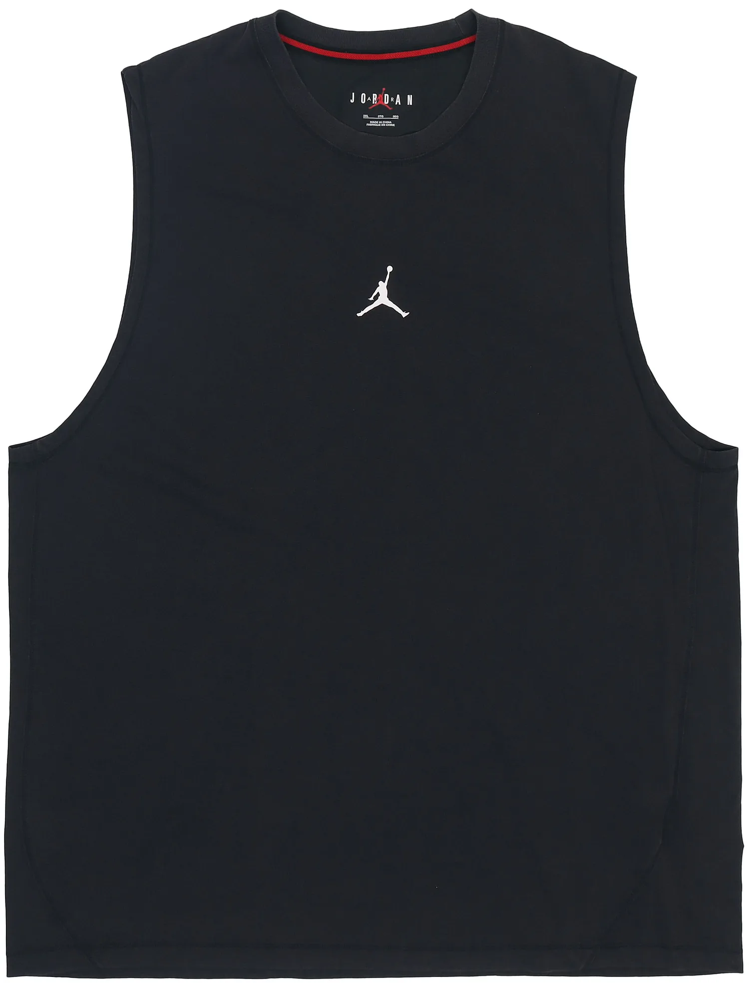 Jordan Спортивный топ для мужчин черный с круглым вырезом — фото 2
