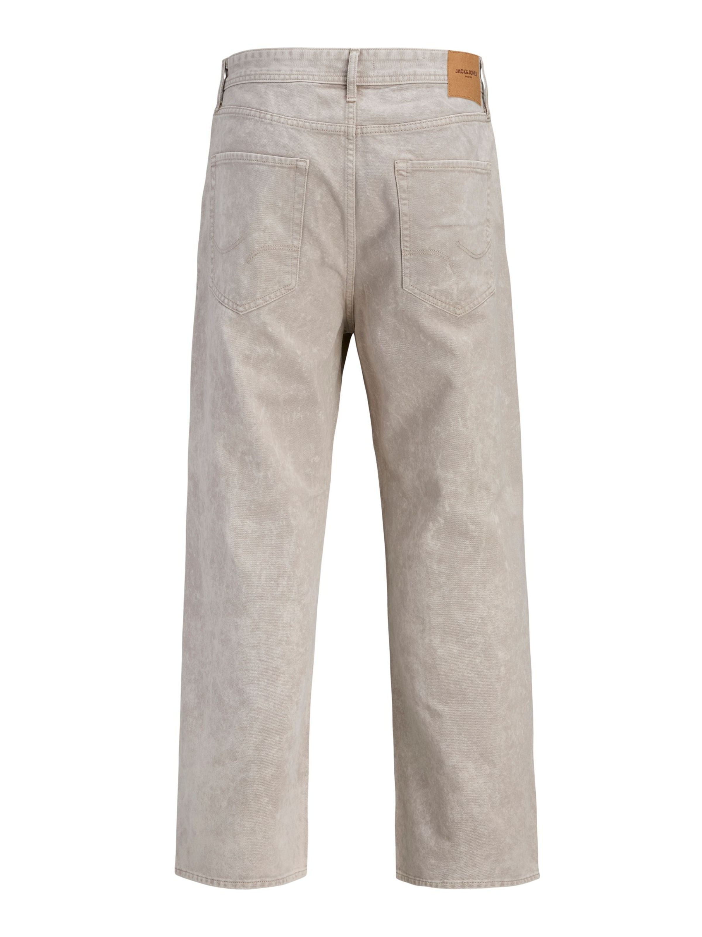 Jack & Jones Junior Джинсы свободного кроя в бежевом цвете — фото 2