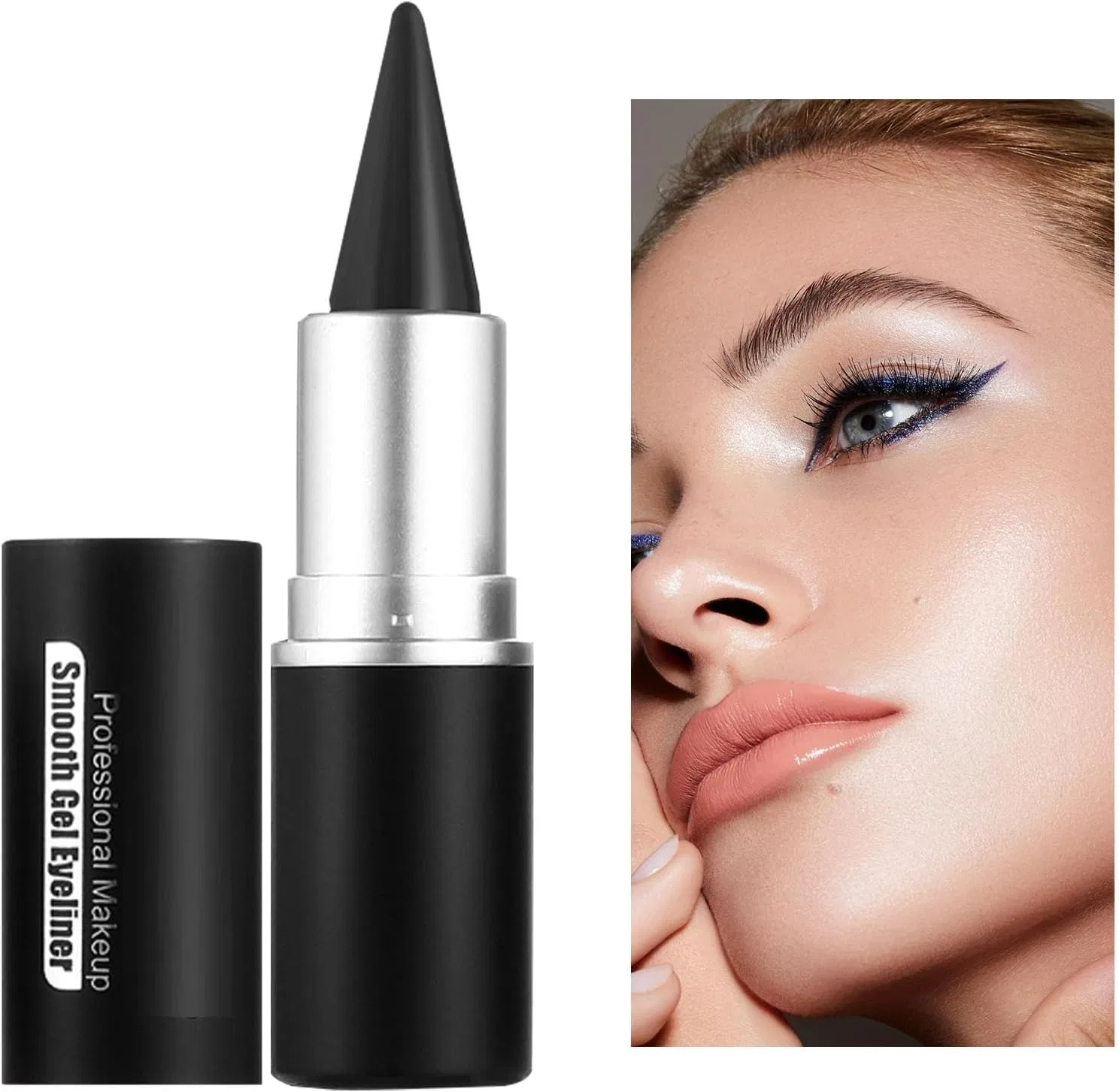 Подводка для глаз гелевая Natural Black Eyeliner Cream, 3 г, мультиколор