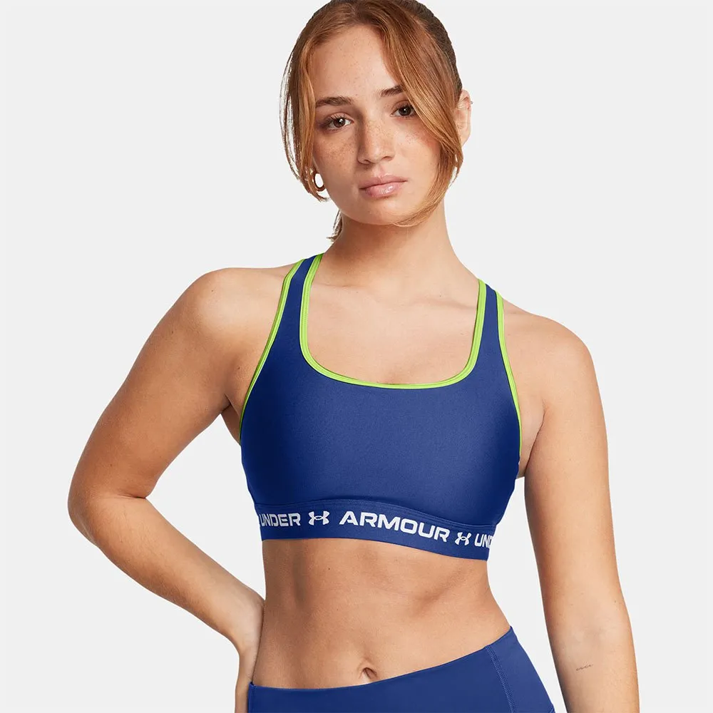 

Спортивный топ Under Armour Crossback medium support, синий