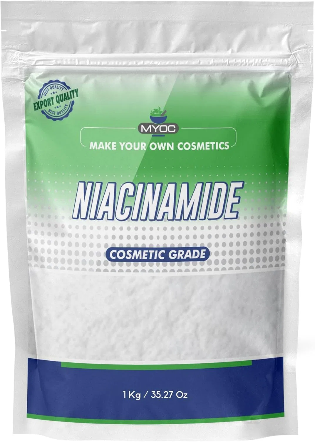 Ниацинамид пудра косметическая MYOC 1 кг, бежевый