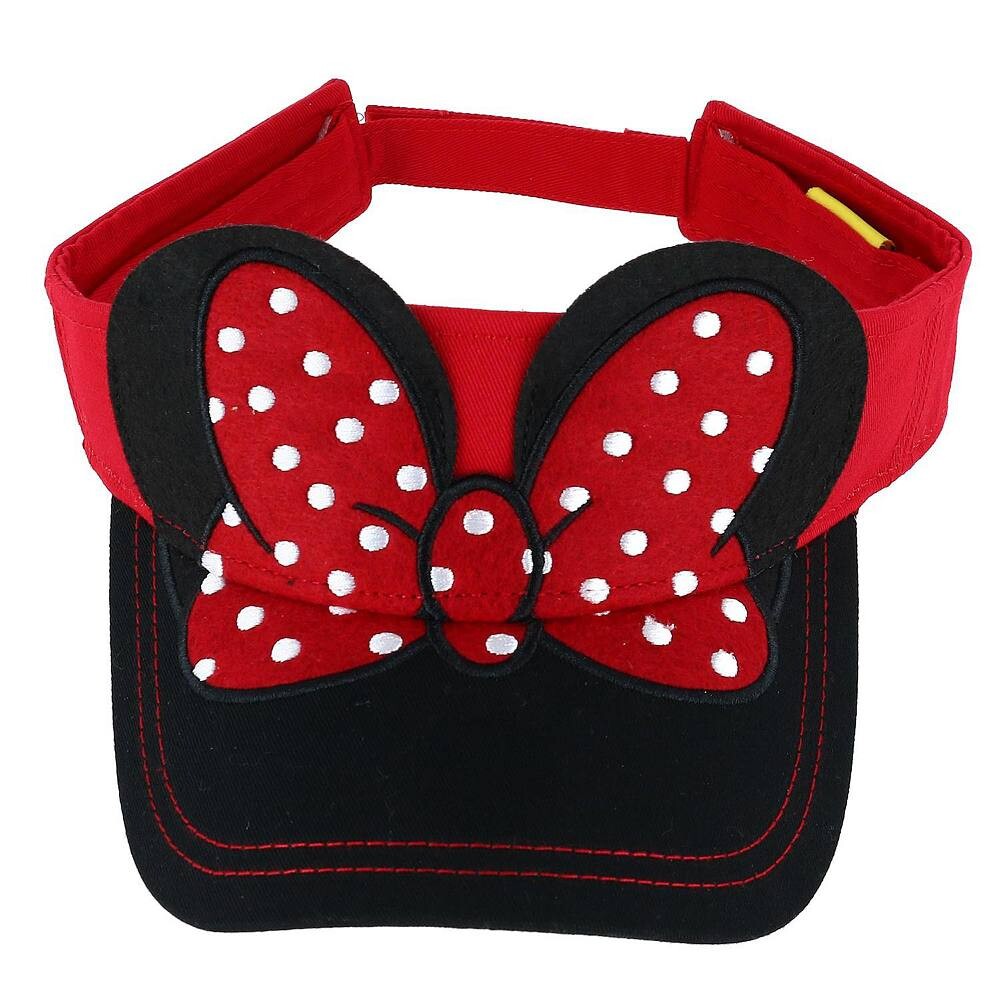 

Женский козырек с Минни Маус Jerry Leigh Disney с 3D ушками и бантом, черный