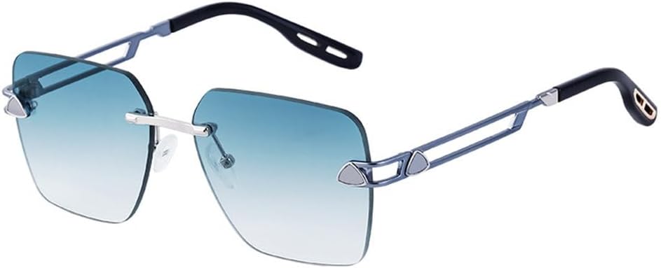 

Мужские солнцезащитные очки LVTFCO Fashion в стиле ретро с ажурными дужками и зеркальными вставками, для использования на открытом воздухе и вождения, защита от ультрафиолета UV400, 5