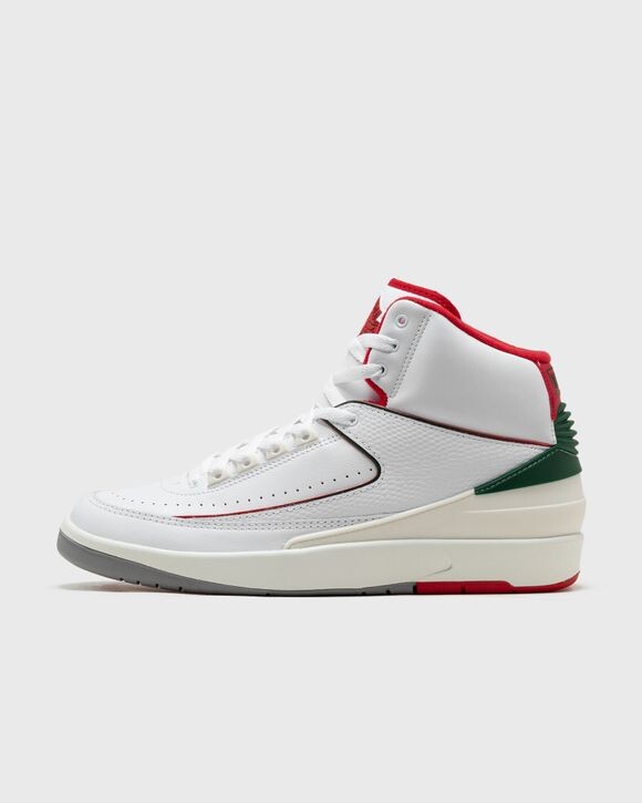 

Кроссовки Jordan Air Jordan 2 Retro Men'S Shoes "Italy", цвет white/fire red-fir-sail