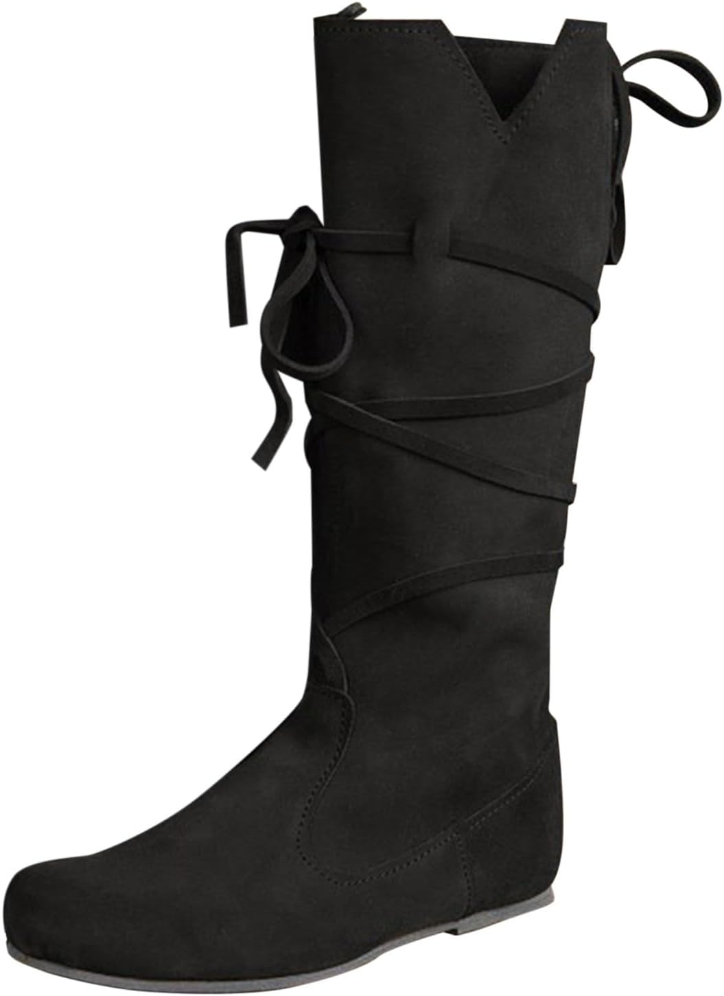 

Мужские сапоги эпохи Возрождения коричневые для косплея, Хэллоуина, викингов, пиратов, стимпанк, высокие сапоги для верховой езды Generic