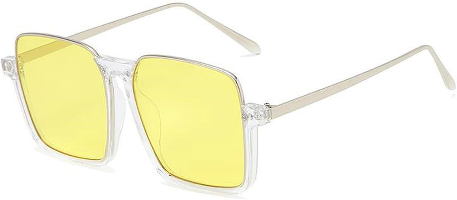 

Ретро-солнцезащитные очки квадратной формы для женщин и мужчин, винтажные модные очки-пилоты 2025, женские солнцезащитные очки цвета шампанского с защитой от УФ-излучения UV400 mincl, C4