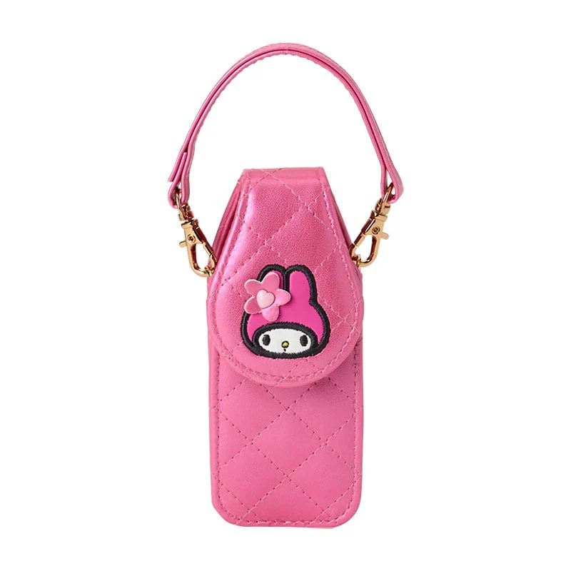 

Sanrio Миниатюрная дорожная сумка для хранения из полиуретана Melodi, женская, темно-красная