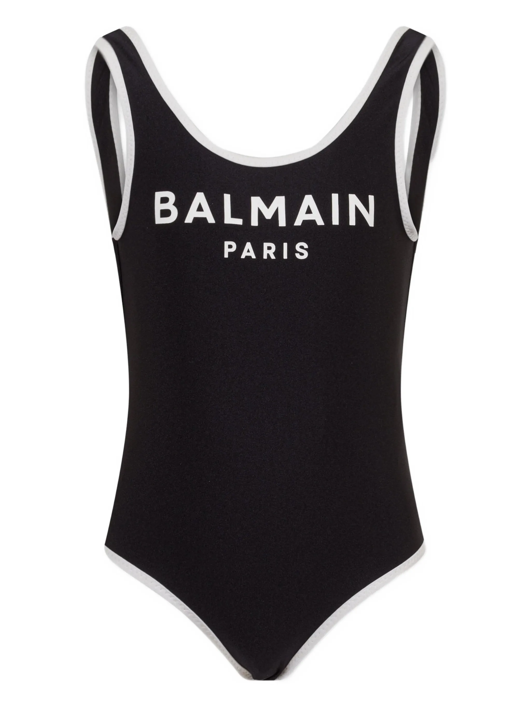 

Купальник с логотипом Balmain Kids, черный