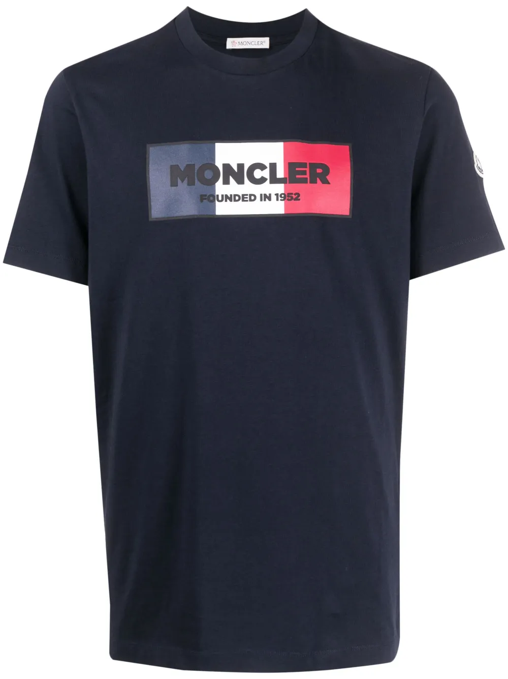 

Футболка с логотипом MONCLER, синий