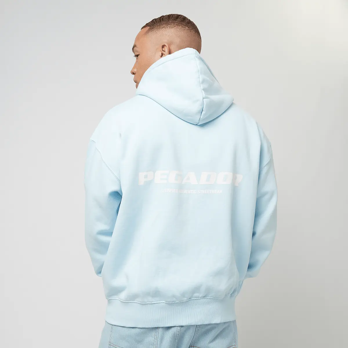 

Спортивная куртка Pegador Colne Logo Oversized Sweat Jacket, синий/серебристый