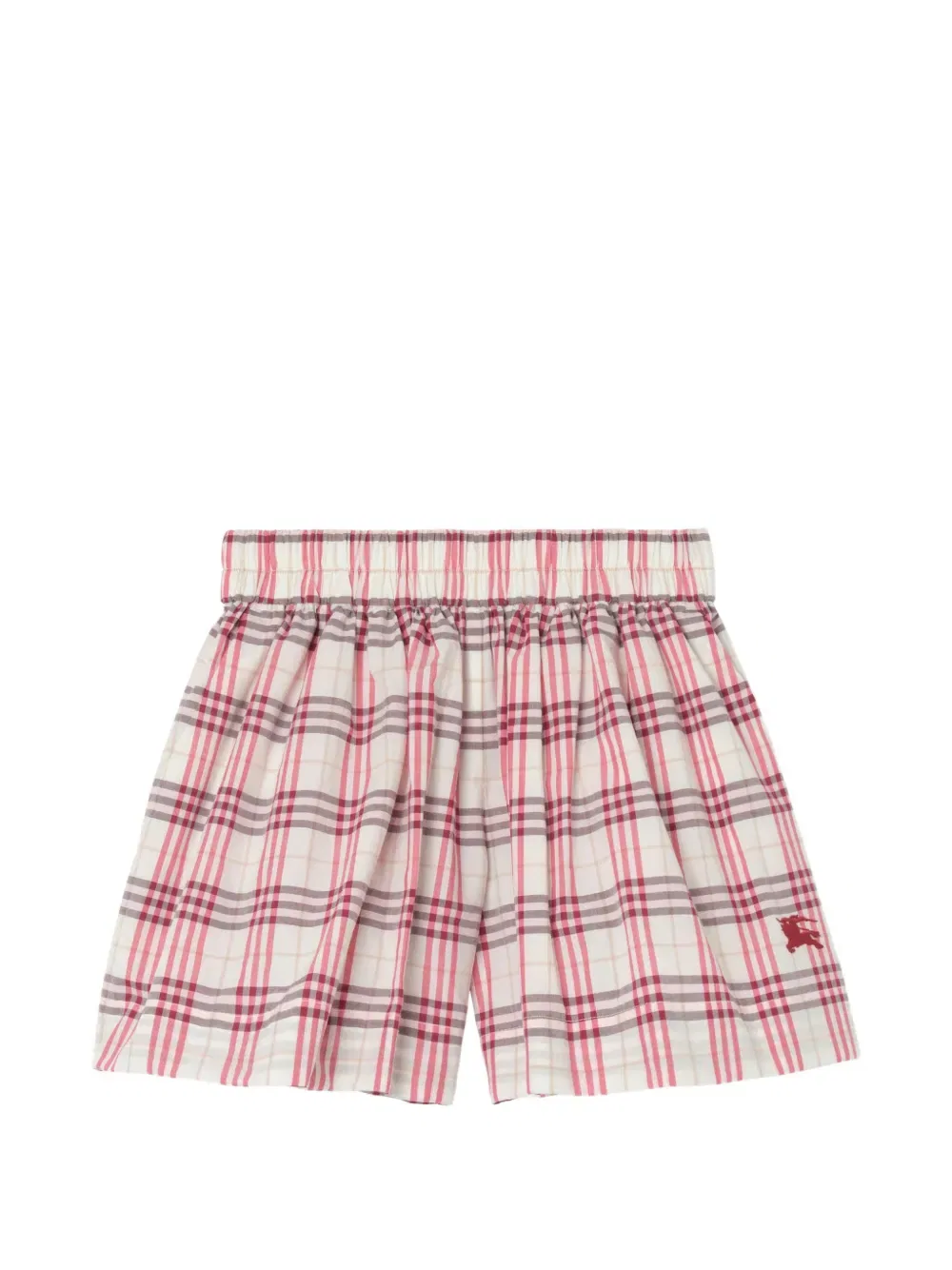 Хлопковые шорты Burberry Kids, нейтральный