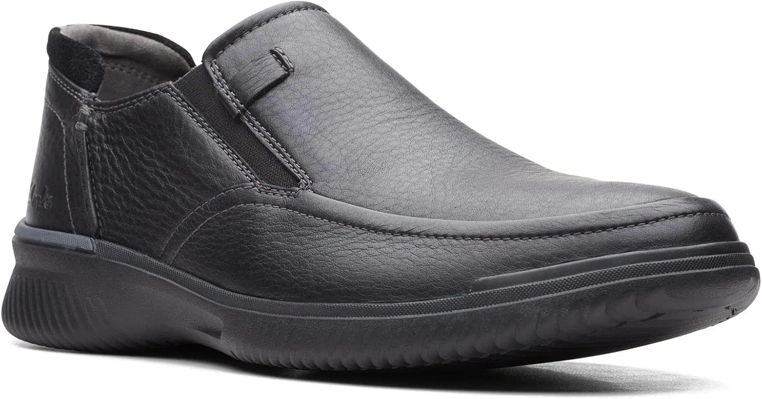 Лоферы Clarks из натуральной кожи, черный