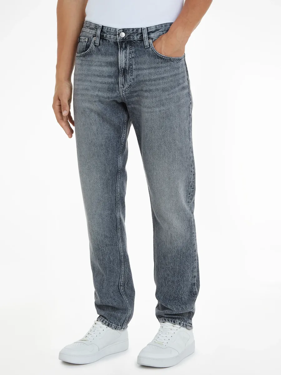 

Прямые джинсы Calvin Klein Jeans "AUTHENTIC STRAIGHT", с 5 карманами, серый