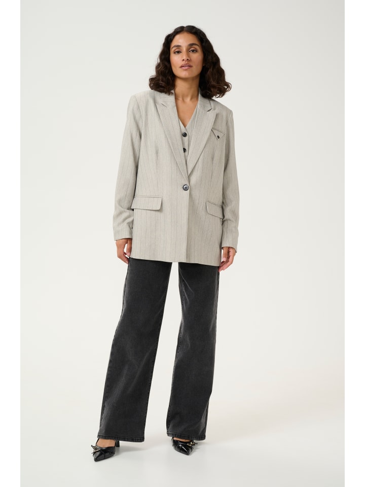 

Блейзер Kaffe, цвет grey pinstripe