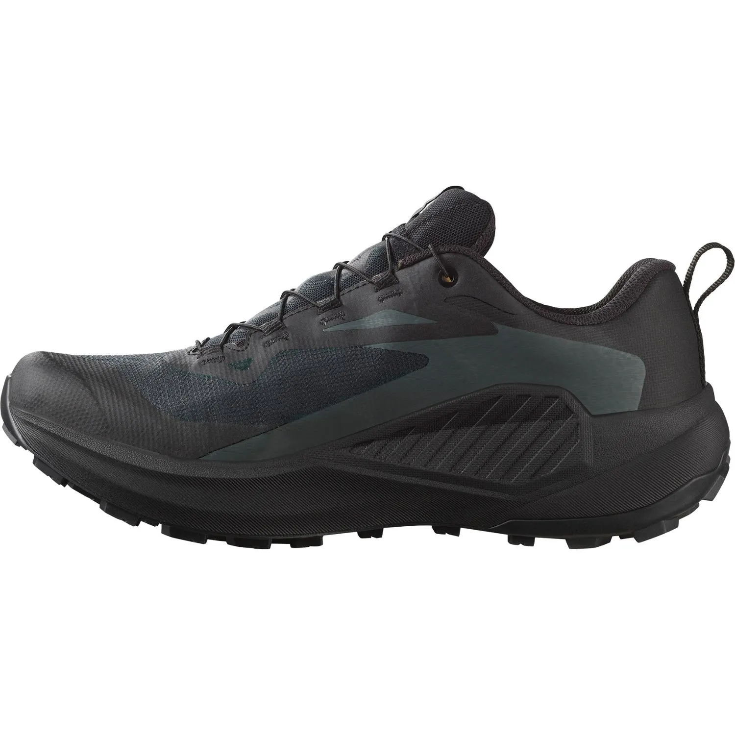 Мужские трейловые кроссовки Genesis GTX Salomon, Black/Agave Green/Urban Chic — фото 2