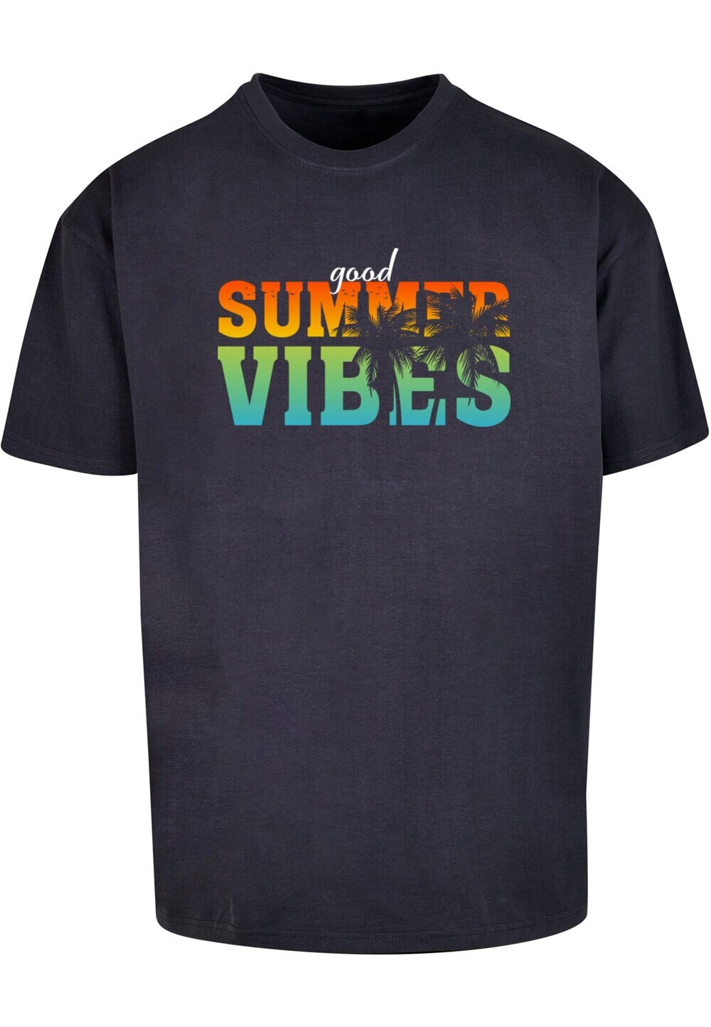 

Футболка Merchcode Good Summer Vibes, темно-синий