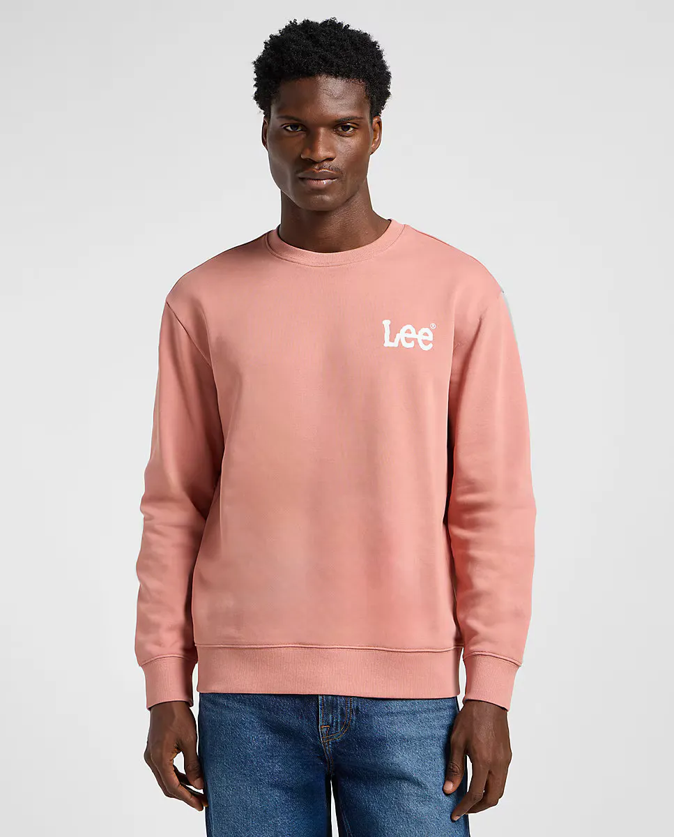 

Мужская однотонная толстовка Lee, цвет Rosa