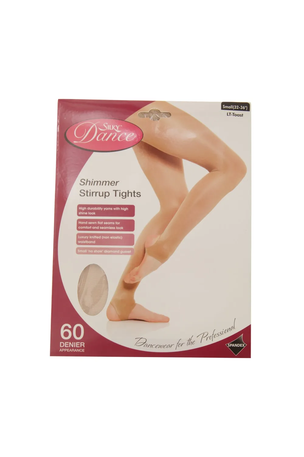

Колготки со штрипками с блестками для танцев (1 пара) Silky, бежевый