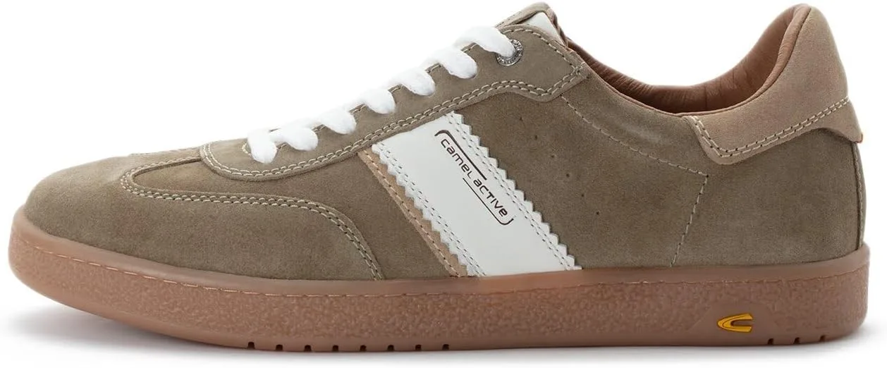 Мужские замшевые кроссовки Camel Active, белый/хаки