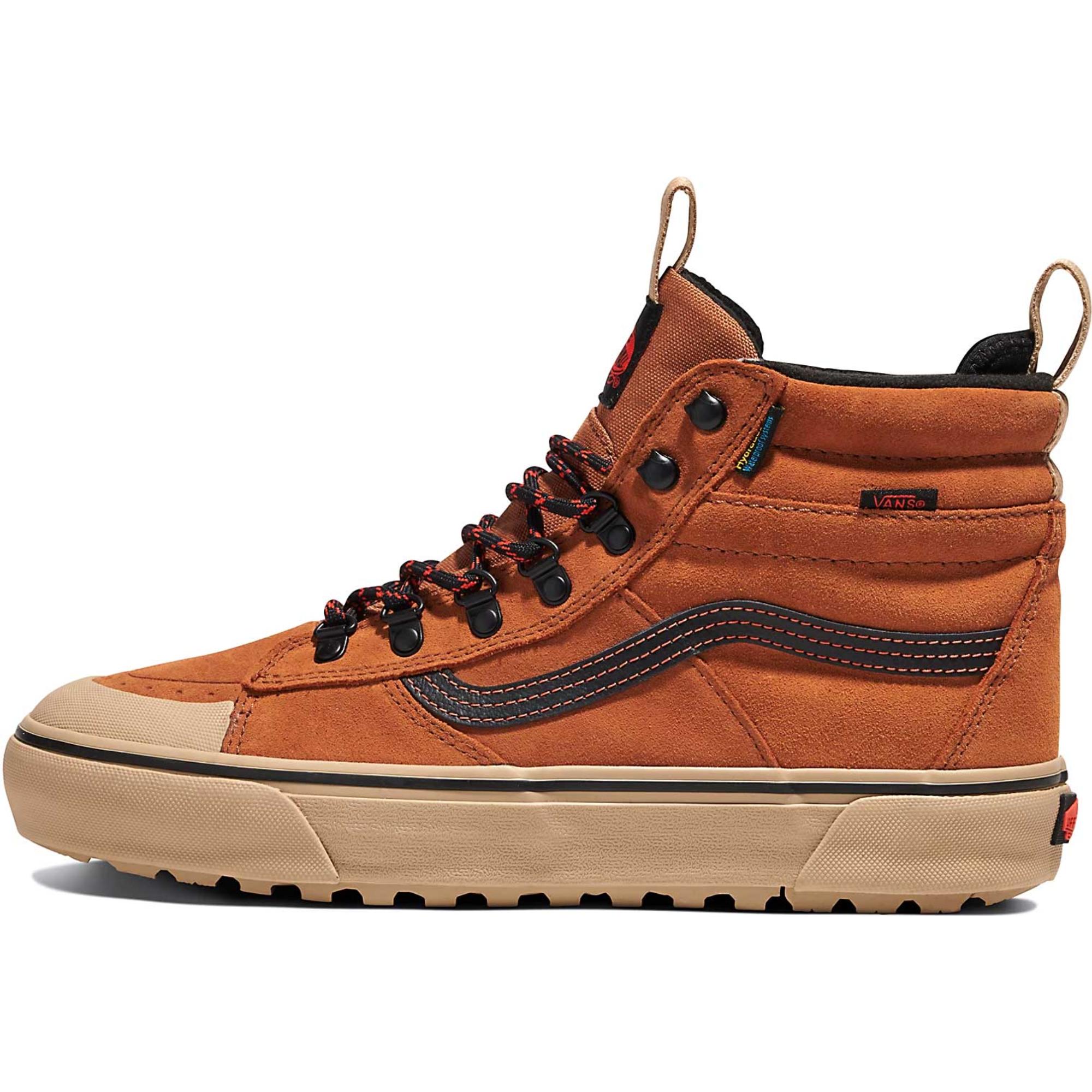 

Мужские водонепроницаемые утепленные ботинки MTE Sk8-Hi Vans, Glazed Ginger Brown