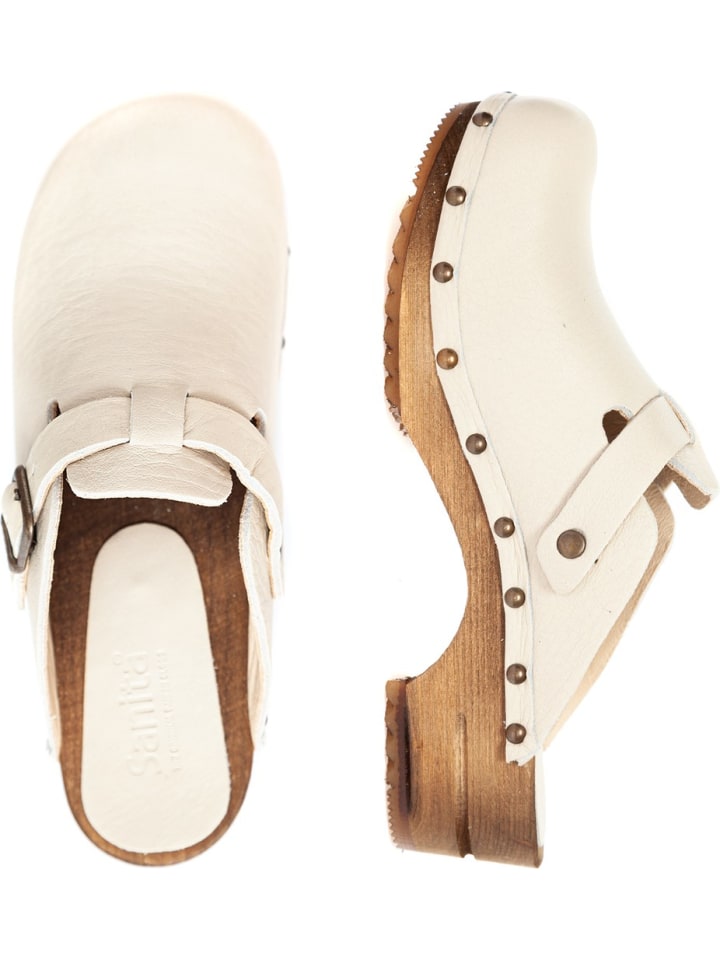Сабо WOOD-KRISTEL OPEN Sanita Comfortwear, белый — фото 2